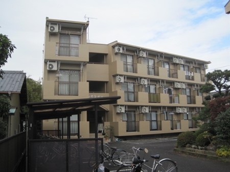 静岡市駿河区　Ｋアパート　外壁塗装・ベランダ塗装リフォーム事例