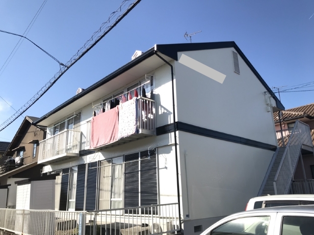 藤枝市 H様所有アパート 外壁・屋根塗装リフォーム事例