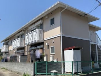 静岡市清水区 I様所有アパート 外壁・屋根塗装リフォーム事例