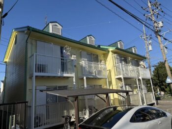 静岡市清水区 S様所有アパート 外壁・屋根塗装リフォーム事例