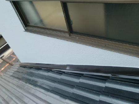 補修・塗装後の屋根。
