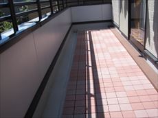 施工前のベランダです。