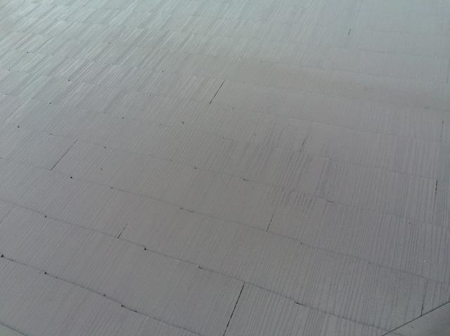 サーモアイSiで仕上げた屋根です。
