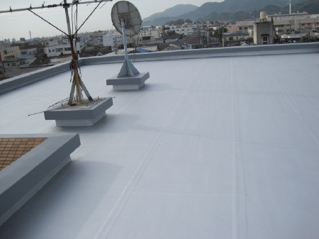 静岡市駿河区Aマンションの屋上防水の施工事例