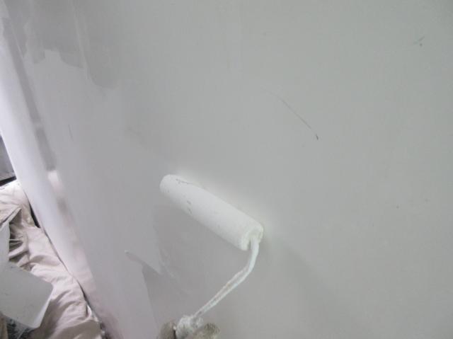 施工前の屋根。錆が発生していました。