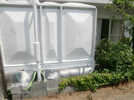 塗装後の隣接タンク。
