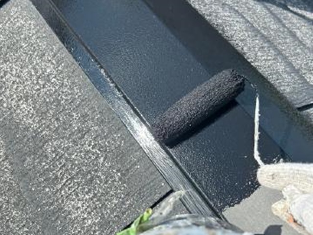 屋根板金の塗装