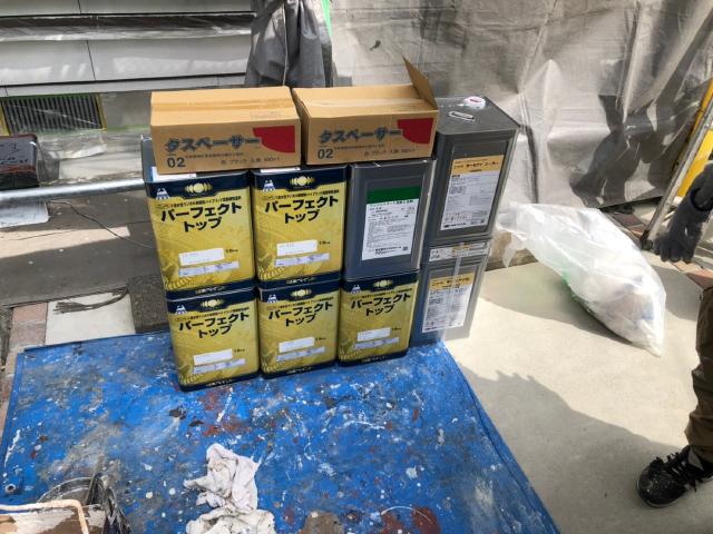 外壁・軒天・付帯部・屋根に使用した塗料
