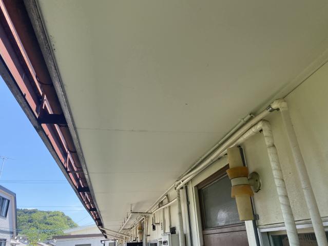 施工前の軒天