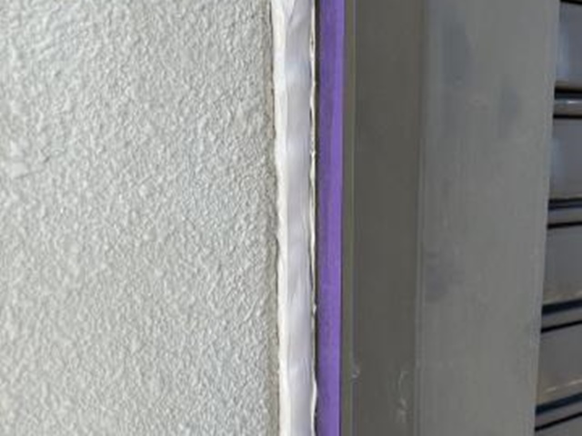 新しいシーリングの施工
